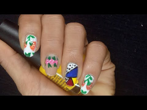 Flowers and Colorfull nail art idea 2019 #Nailart #FJArt