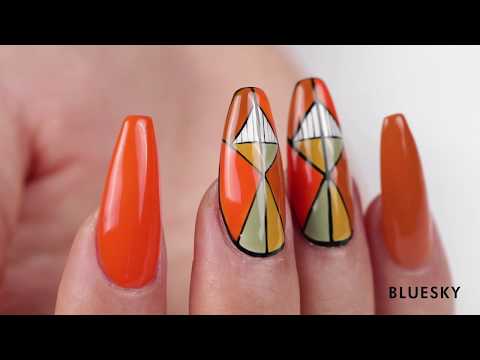 BLUESKY Nail Art Tutorial – SS2019 – 1 #nailart #gelpolish