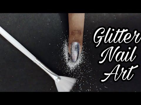 Glitter NailArt | Nail art at home | Beginners nail art designs hacks | Step by step tutorial