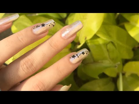 #shorts 1 minute nail art 🔥 | Easy star Nailart design tutorial | Alicia Arya