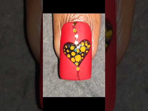 Easy Nail Art Design #shorts #nailart #easynailart #begineersnailart