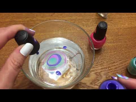 Nail Art For Beginners: Basic Water Marbling