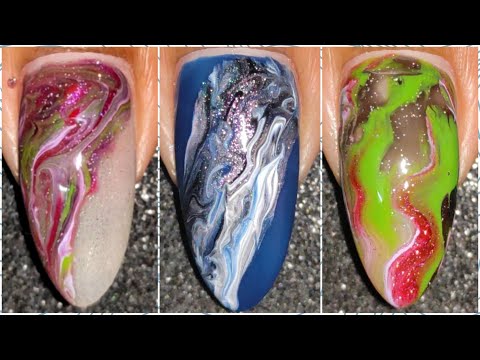 Best Marble Nail art design compilation 2021 | Creative Nailart designs 2021