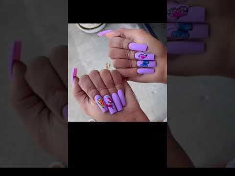 nail artist #nail #colorful #nailart #nails #purple #purplenails