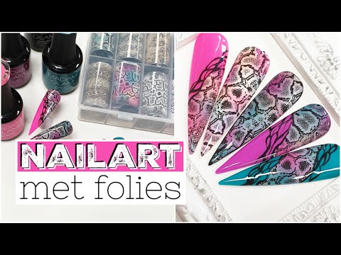 NAIL ART met folie en foliegel – Animal print ♥ Beautynailsfun.nl