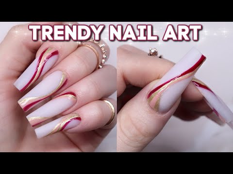 TRENDY NAIL ART ✨ SWIRL NAILS