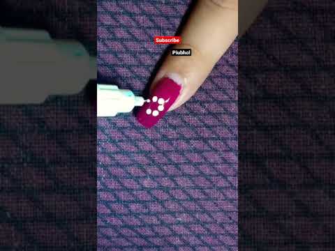 simple nail art design 💅#nailart #youtubeshort #short