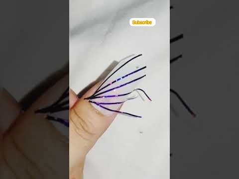 striping tape DIY gilter nail art designs 💅#short#nailart#youtubeshorts