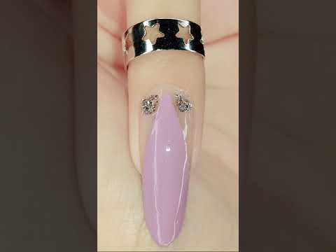 easy nail art design | negative space nail art #nailart #shorts