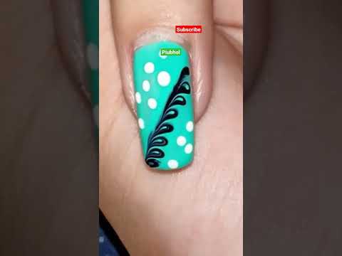 simple nail art designs 💅#nailart #short