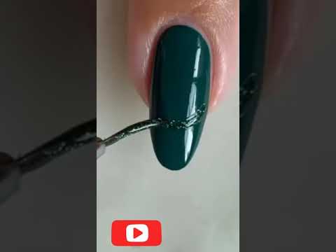 simple nail art at home #nailart #shorts #nailpolish