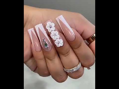 3D flowers nail art #shorts #shorts #nailart #nail #like #subscribe