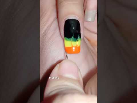 Fire 🔥 nail art designs 💅 #nailart #firenailart #shorts