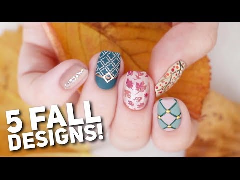 5 Matte Nail Art Designs For FALL! 🍂