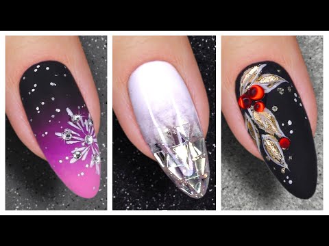 Nail art design 2021❄ New Christmas nails design.