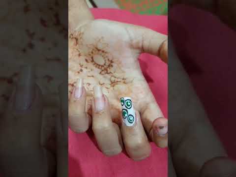 Simple Nail Art 💅#2021 #new#nailart #nail#naildesign #nailsimpledesign#nailarts#nailart#beginners 😇