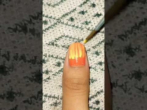 Nail art design for beginners.. Very easy nail art design.. #nailart #nailartvideo ..