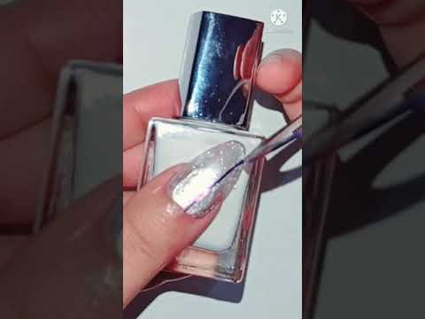 easy nail art at home | nail art ideas #shorts #youtubeshorts #nails #nailart