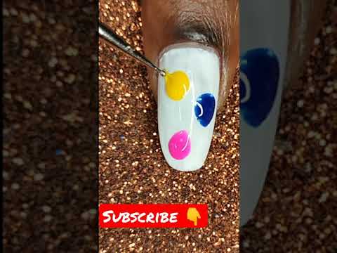simple nail art design #nailart #naildesign #acrylicnails