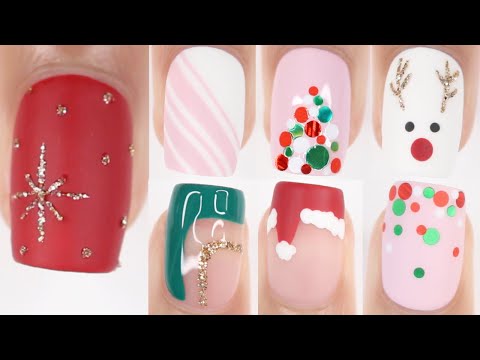 CHRISTMAS NAIL DESIGNS 2021 | easy Christmas nail art compilation
