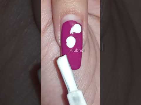 Easy Nailart design beautiful nail art #nailart #shorts