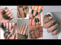 creative green nail art design ideas #fashion #nailart #nails #gelnails