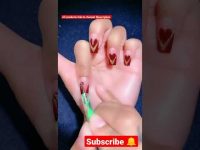 valentine's day special nail polish |nail art| @valentine's_day #shorts #art #nailart#nails#how