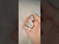 Rihnestone Nail art !! #farinavanity #nailart #rihnestones #longnails #pressonnails #nailextension.