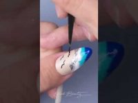 Olad Beauty Nail art design #short #nail #nailart #Nail