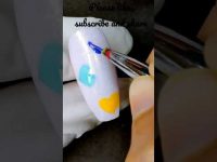 Easy Valentine's day nail art #shorts #nailart #art