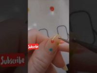 Simple nail art at home #shorts  #nailart #shortvideo
