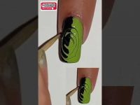 #shortsimple Nailart design 💅 #nailart #short minute nail art 🔥 | dry marble / needle nail art
