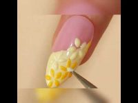 Flowers nail art 💅 design tutorial#shorts#nailart